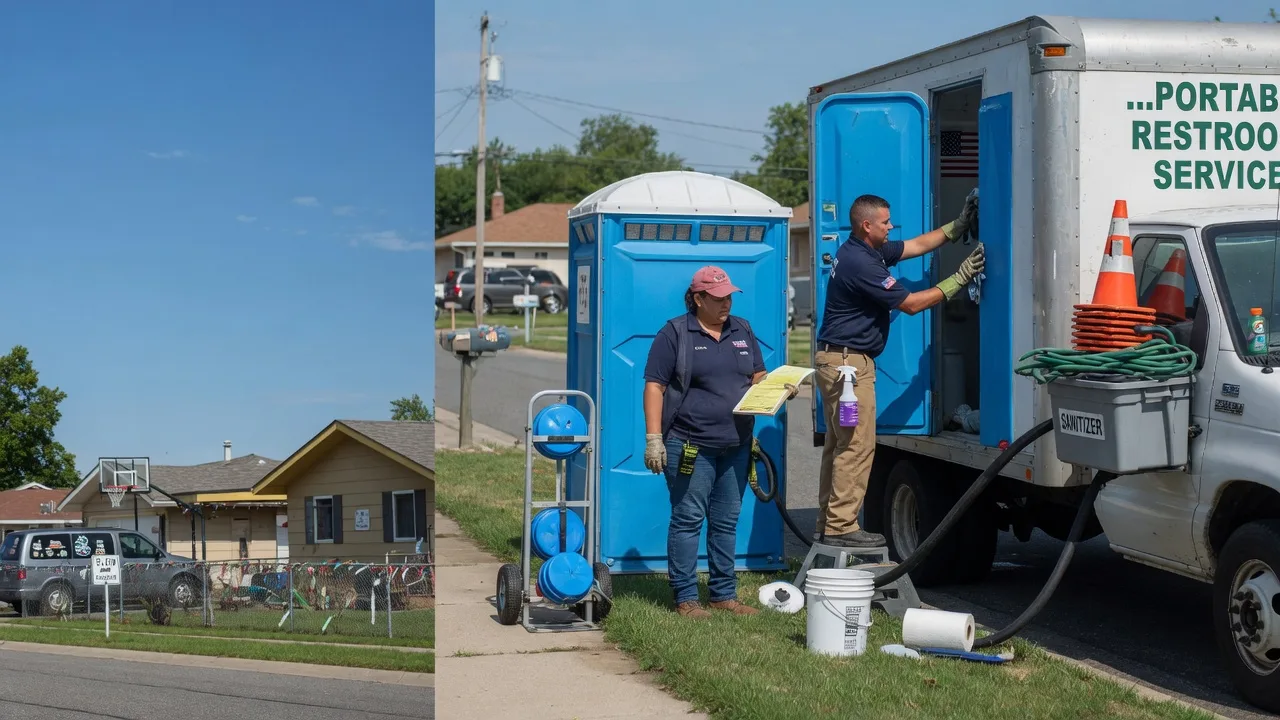 Portable Toilet Rental in Eleroy, IL near me